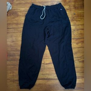 Champion Black Men's Jogger Sweatpants with Drawstring